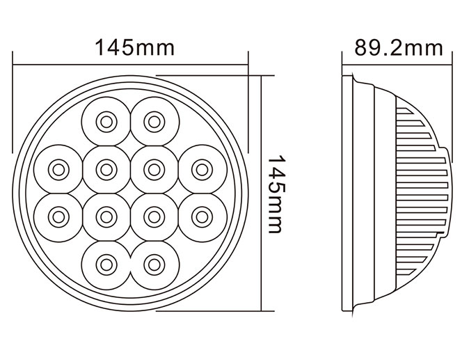 5inch Round 36W - 