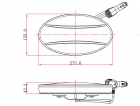 JT-WL001 Led warning light,amber strobe flashing light 