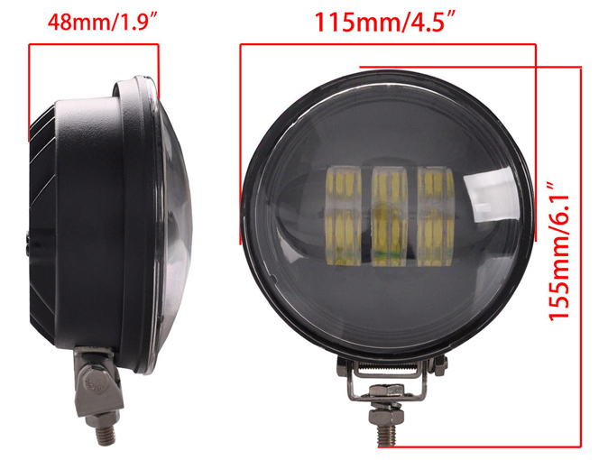 JT-FL0030-1 4inch 30W Led Fog Light - 