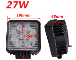 4inch LED Work Light - JT-1210-27W 4.3inch