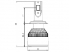 HL001-H7 Car Led Head Light 