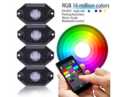 Other LED Driving Light - Bluetooth LED Rock Light with RGB 16 Million Colors